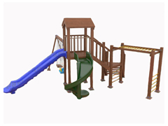 04-51604 - Ah�ap �ocuk Oyun Park� (Klasik Seri)
