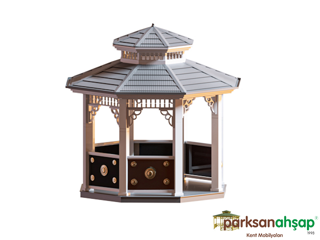 0070222 � Metal Sekizgen Kamelya 300x300x350 (LWH) 
