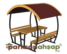 �at�l� Piknik Masas� (Metal) 225(L)x180(W)x243(H) - 70434