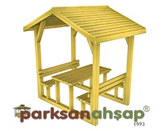 �at�l� Piknik Masas� (Ah�ap) 210(L)x195(W)x250(H) - 70410