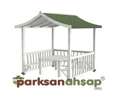 Ah�ap Japon �at�l� Gazebo 200(L)x300(W)x310(H) - 70414