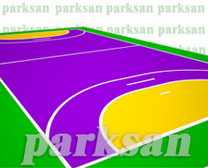 61400-04 Akrilik Zemin Kaplama Uygulamas� (Hentbol Sahas�)