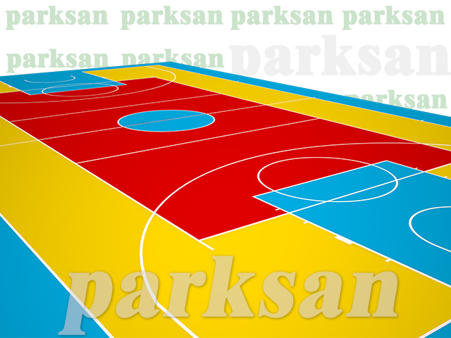 61400-03 Akrilik Zemin Kaplama Uygulamas� (Basketbol+Voleybol Sahas�)