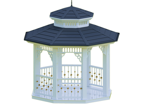 Metal Sekizgen Gazebo 300x300x330 (LWH) 0070226 