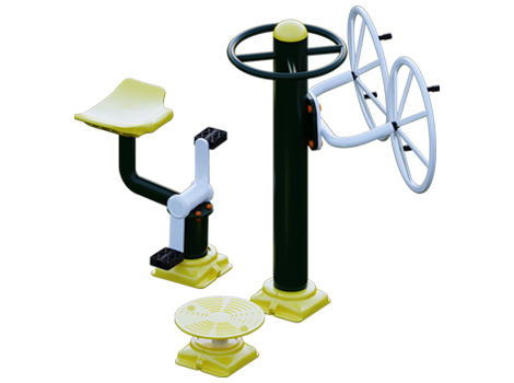A��k Hava �oklu Spor Aleti Bisiklet, Kol �evirme ve Ayakta Bel Esnetme - 81408