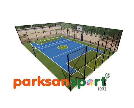 60114 - Mini �ok Ama�l� Spor Sahas� (Voleybol + Mini Futbol + Basketbol) 