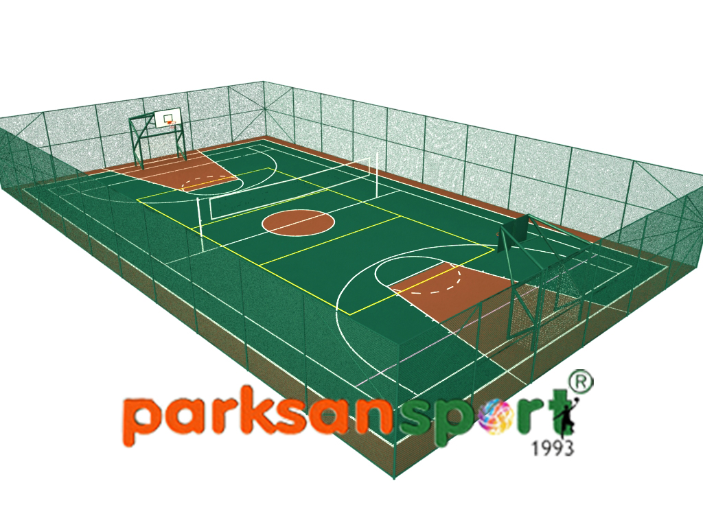 60140 - �ok Ama�l� Spor Sahas� (Basketbol+Voleybol+Kalepota) 